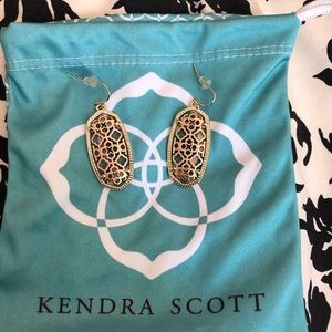 Kendra Scott Elle Filigree Drop Earrings